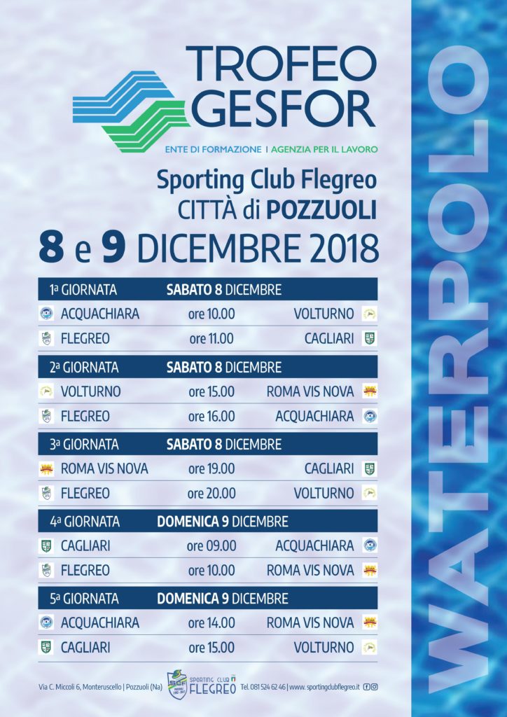 TROFEO GESFOR – SPORTING CLUB FLEGREO