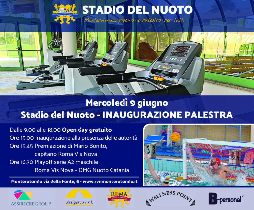 Invito inaugurazione palestra e gara playoff Roma Vis Nova