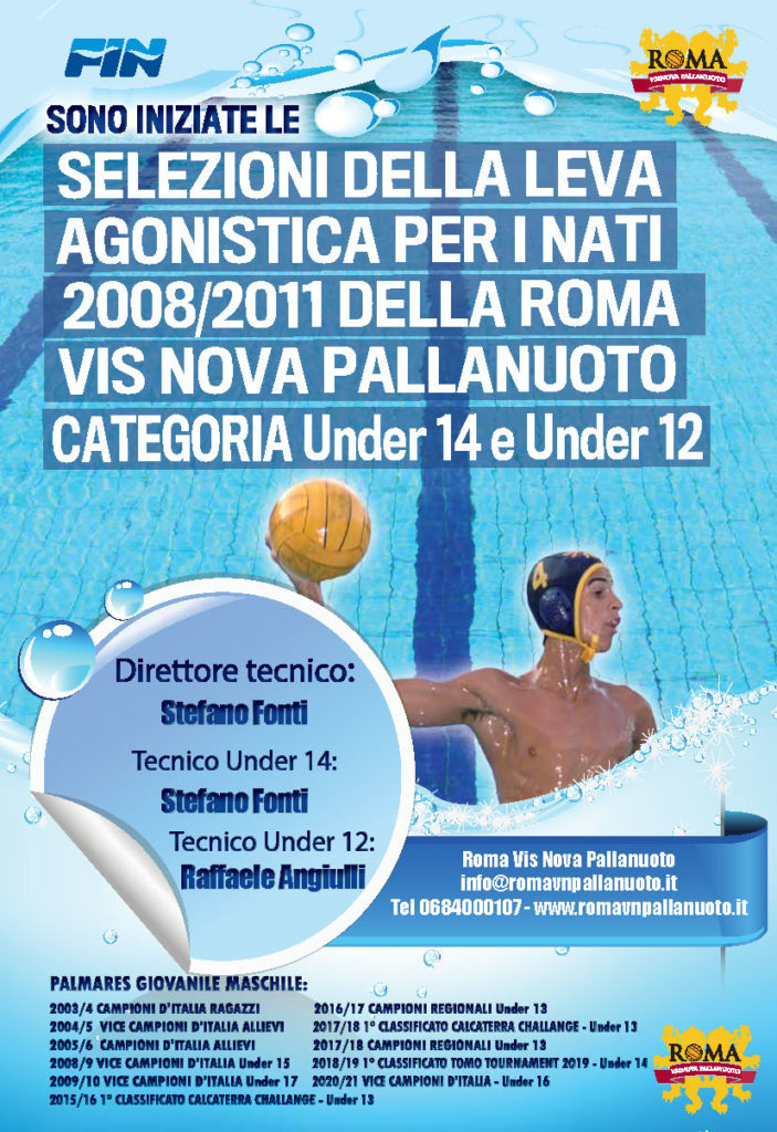 Locandina Leve under 14 e 12_2021