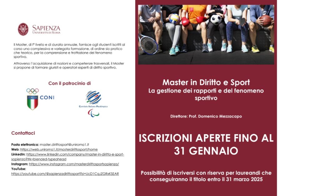 locandina master sapienza